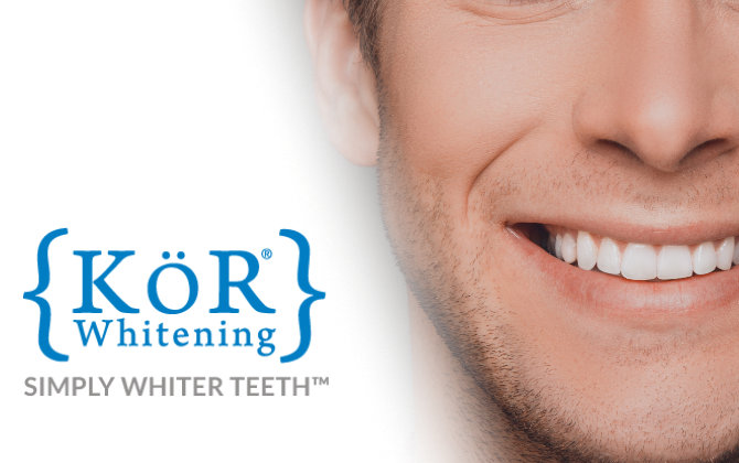 Kor Whitening Simply Whiter Teeth advert